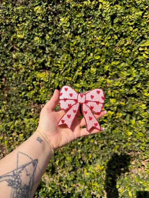 BOW W/ HEARTS FRESHIE