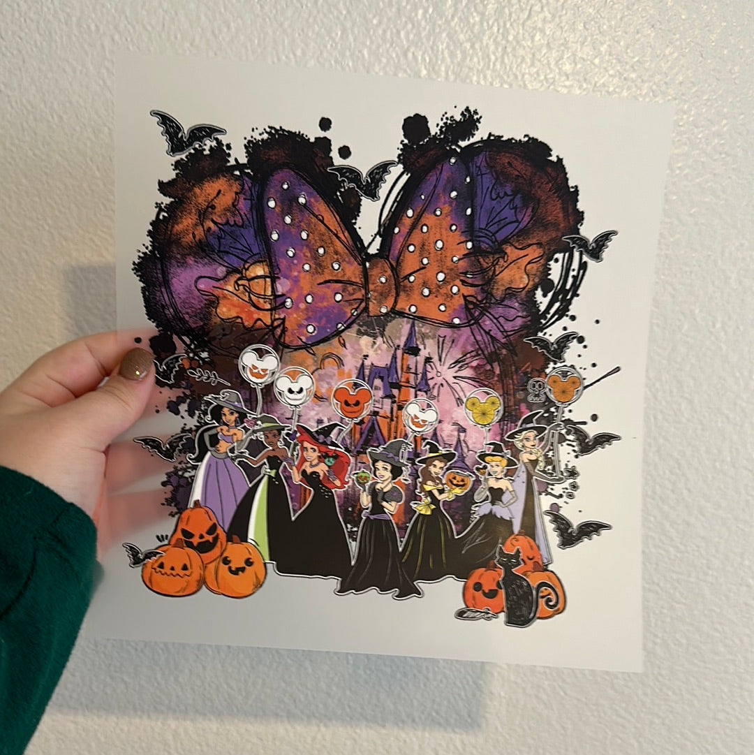 MAGICAL PRINCESS HALLOWEEN FULL COLOR SCREEN PRINT