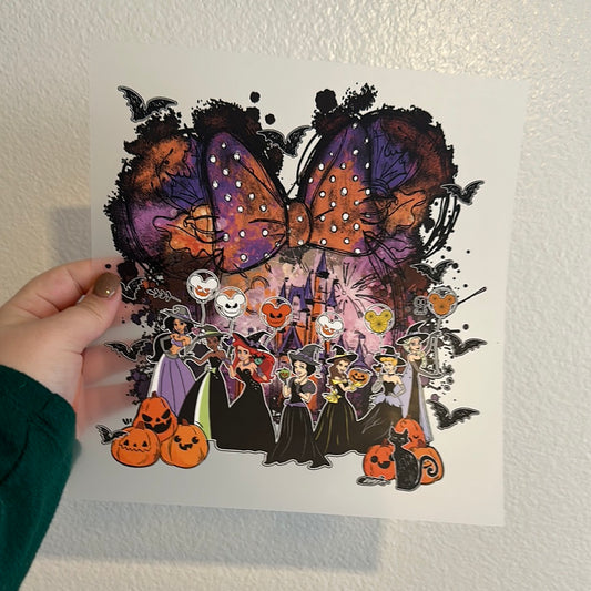 MAGICAL PRINCESS HALLOWEEN FULL COLOR SCREEN PRINT