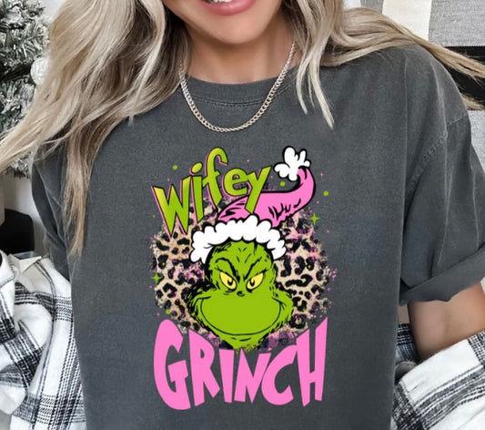 WIFEY G CHEETAH FULL COLOR SCREEN PRINT