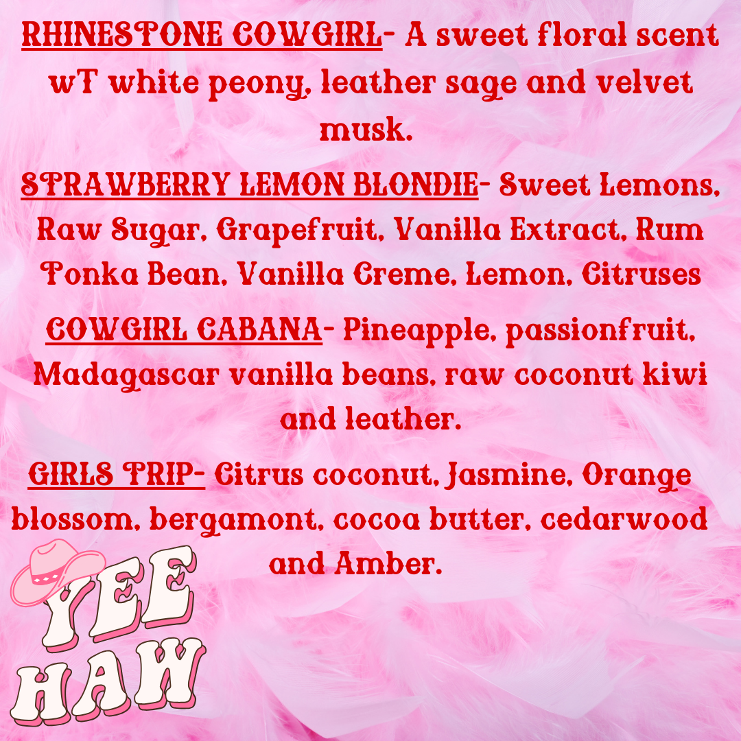 Sent List SCENT LIST FOR FRESHIES – 5FtAngelCreations