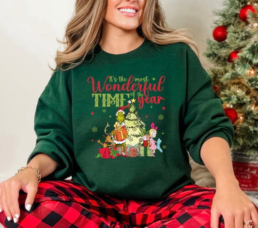 ITS THE MOST WONDERFUL TIME OF THE YEAR FULL COLOR SCREEN PRINT