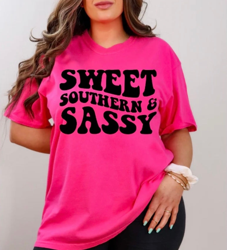 SWEET SOUTHERN AND SASSY SCREEN PRINT