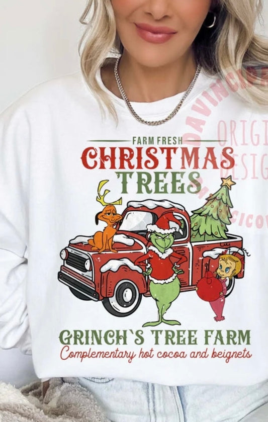 G CHRISTMAS TREE FARM FULL COLOR SCREEN PRINT