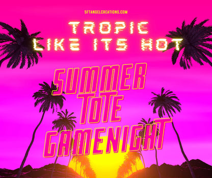 TROPIC LIKE ITS HOT SUMMER TOTE BAG