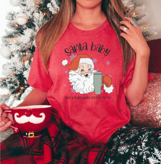 SANTA BABY FULL COLOR SCREEN PRINT