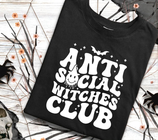 ANTI SOCIAL WITCHES CLUB SCREEN PRINT