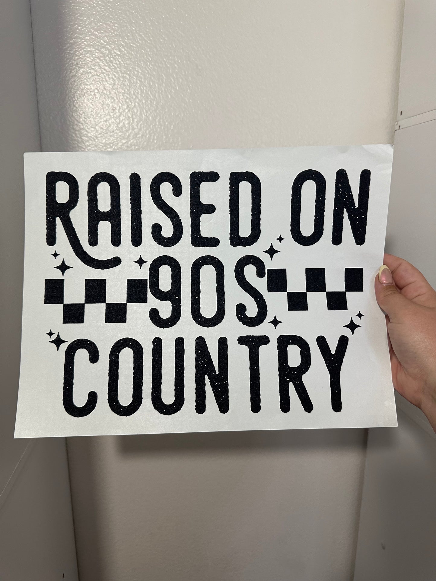 RAISED ON 90S COUNTRY SCREEN PRINT