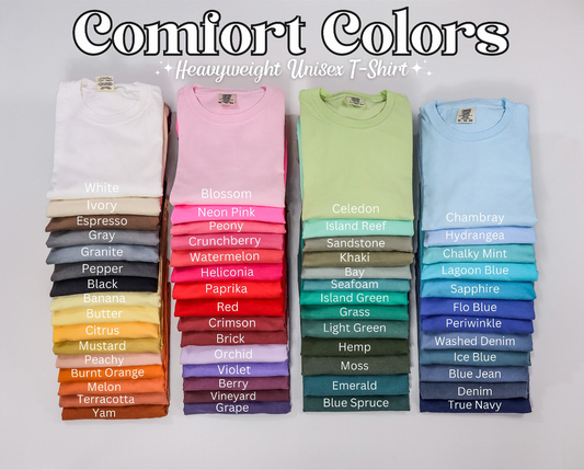 Live Custom Comfort Colors Tee